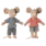 maileg Maileg LouiMax and Stella, Little brother and sister mice