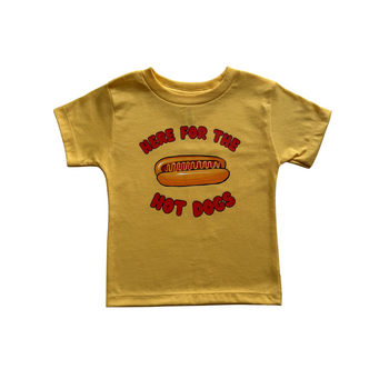 Tiny Hanger Here for the Hot Dogs Tee