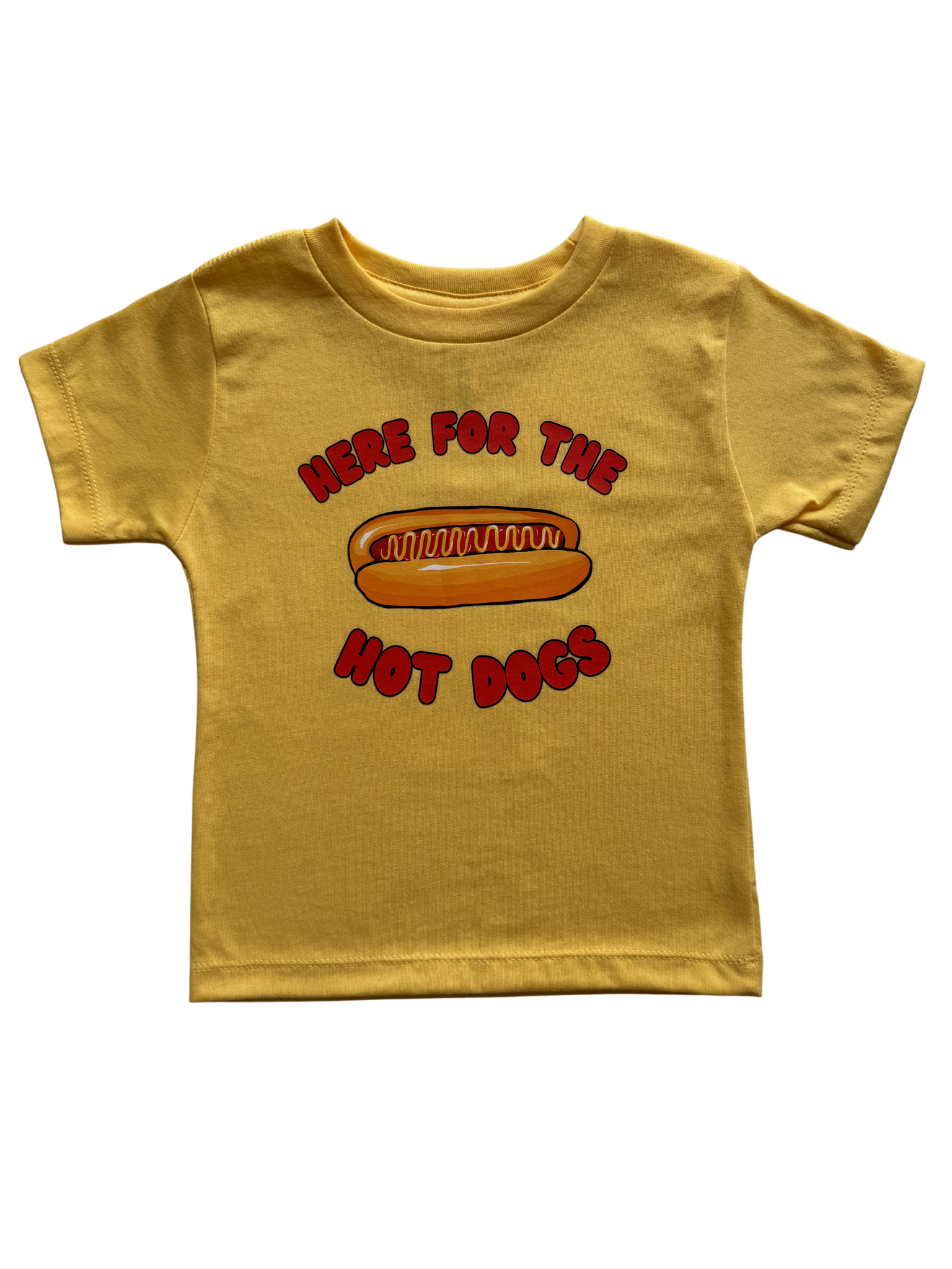 Tiny Hanger Here for the Hot Dogs Tee