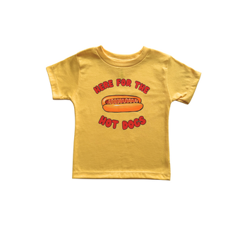 Tiny Hanger Here for the Hot Dogs Tee