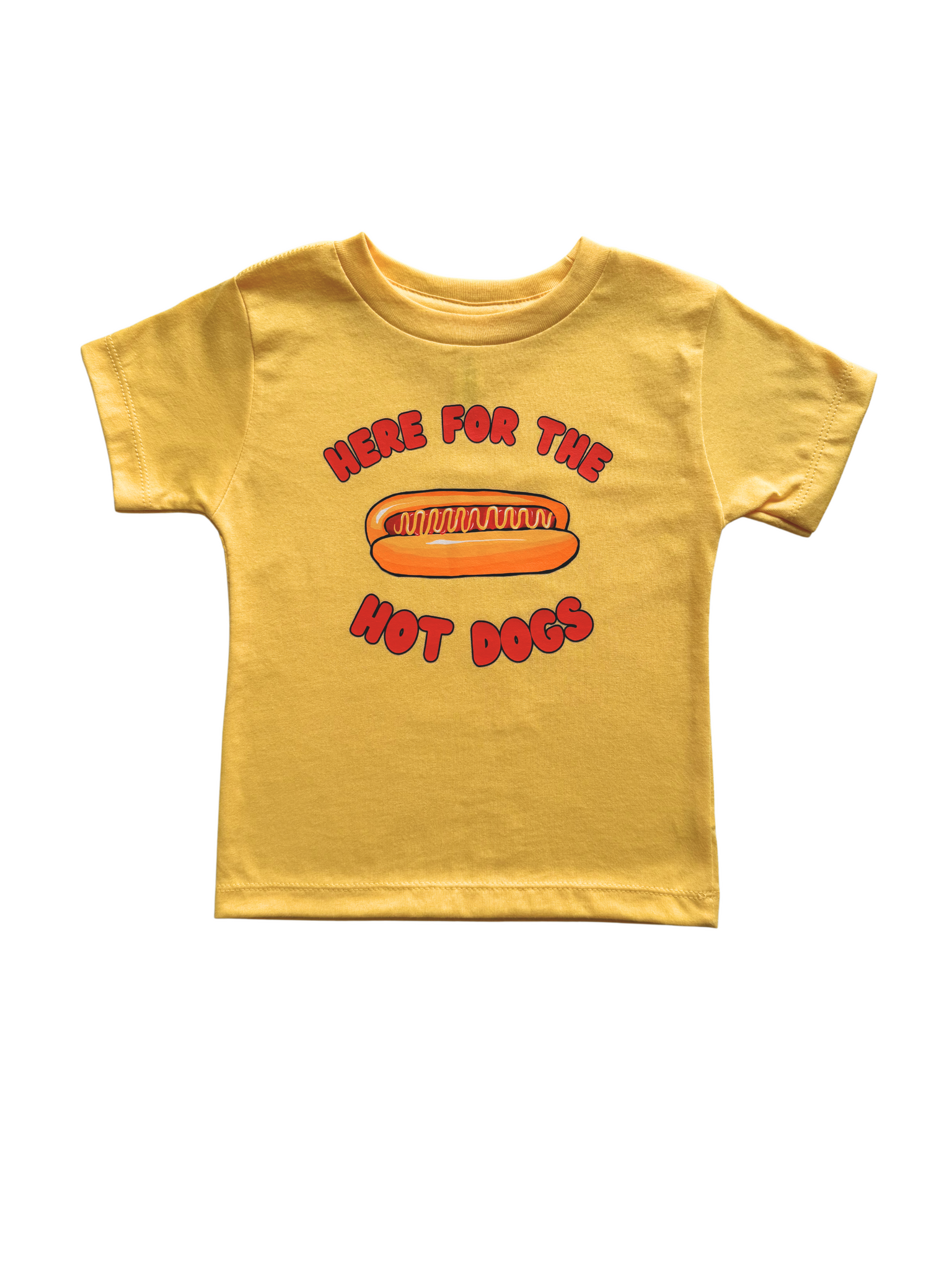 Tiny Hanger Here for the Hot Dogs Tee