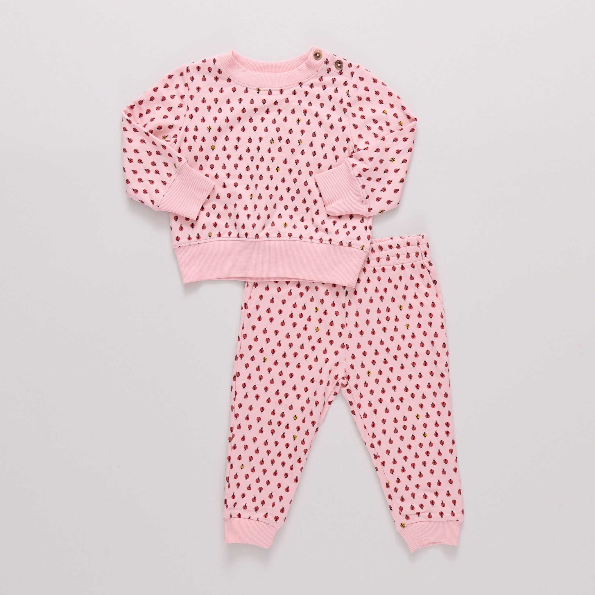 Pink Chicken Pink Chicken COOP Mini Ladybugs Jax Jogger Set