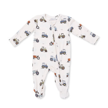 Angel Dear Angel Dear Future Farmers 2 Way Zipper Footie