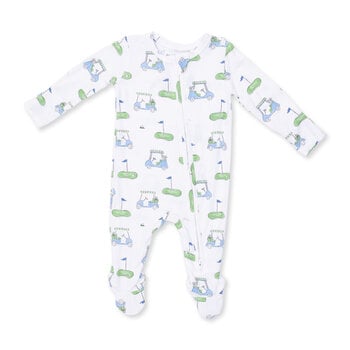 Angel Dear Angel Dear Golf Carts Blue 2 Way Zipper Footie