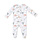 Angel Dear Angel Dear Sweet Baby Dinos 2 Way Zipper Footie
