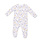 Angel Dear Angel Dear Floral Deer 2 Way Ruffle Back Zipper Footie