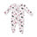 Angel Dear Angel Dear Southern Woodland Animals Pink 2 Way Ruffle Back Zipper Footie