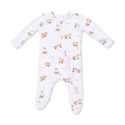 Angel Dear Angel Dear Little Explorer Fox 2 Way Zipper Footie