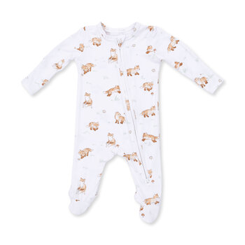 Angel Dear Angel Dear Little Explorer Fox 2 Way Zipper Footie