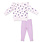 Angel Dear Angel Dear Violetta Floral Ruffle Sweatshirt and Leggings Set