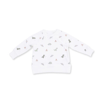 Angel Dear Angel Dear Dinos French Terry Raglan Sweatshirt