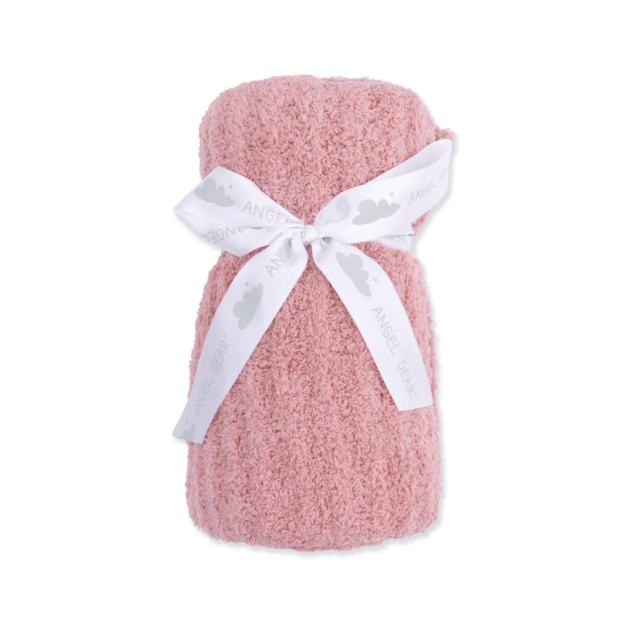 Angel Dear Angel Dear Chenille Rose Blanket With Striped Texture