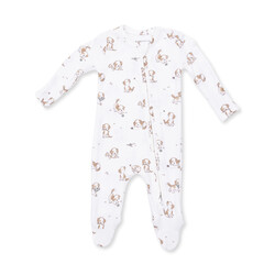 Angel Dear Angel Dear Explorer Puppy Blue 2 Way Zipper Footie