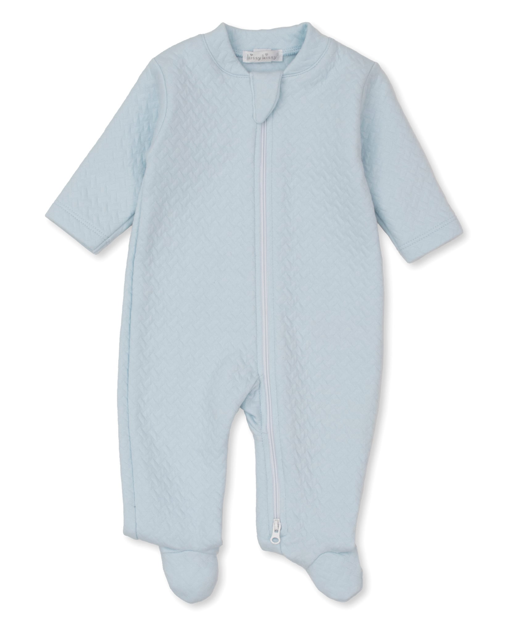 kissy kissy Kissy Kissy Classic Jacquard Zip Footie