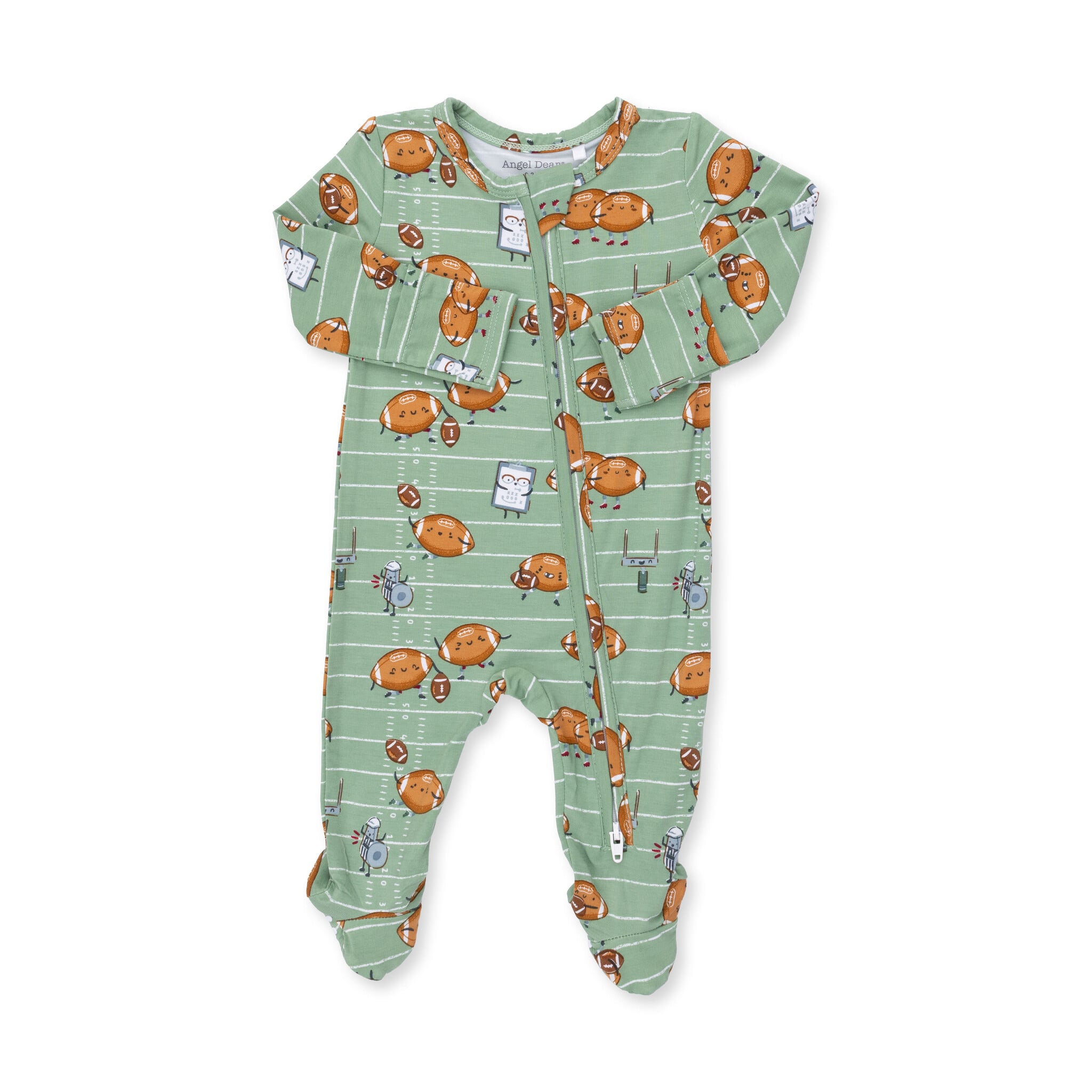 Angel Dear Angel Dear Footballs Playing Football 2 Way Zipper Footie