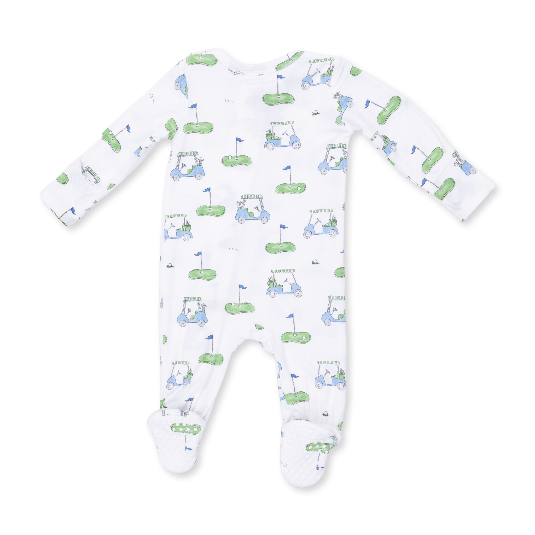 Angel Dear Angel Dear Golf Carts Blue 2 Way Zipper Footie