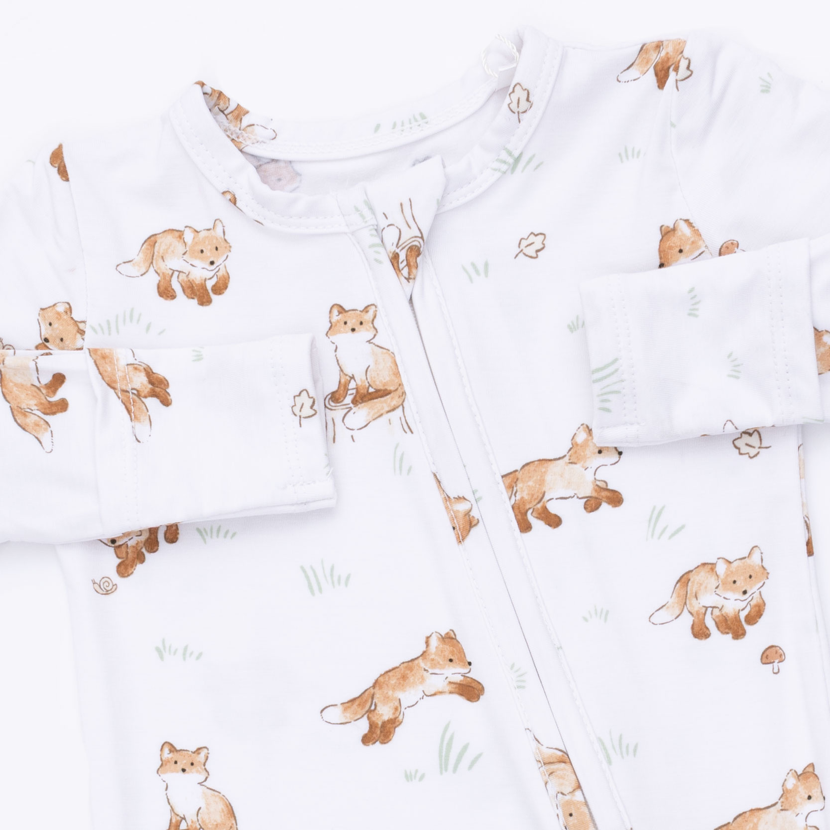 Angel Dear Angel Dear Little Explorer Fox 2 Way Zipper Footie