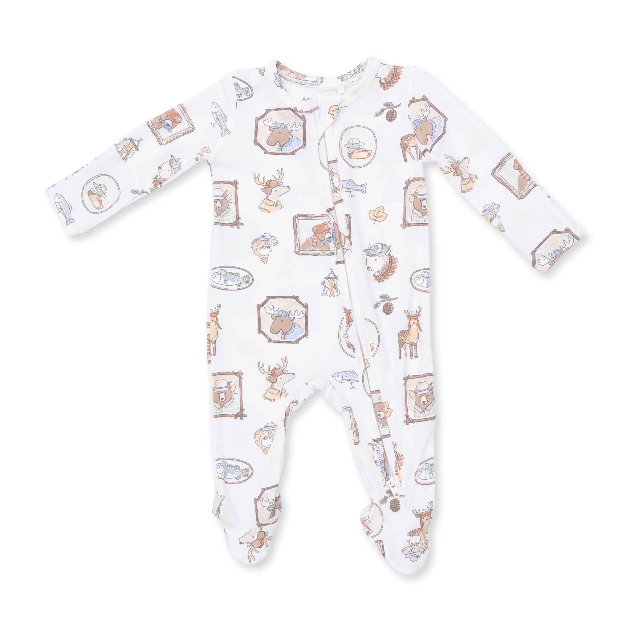Angel Dear Angel Dear Woodson's Family Cabin 2 Way Zipper Footie