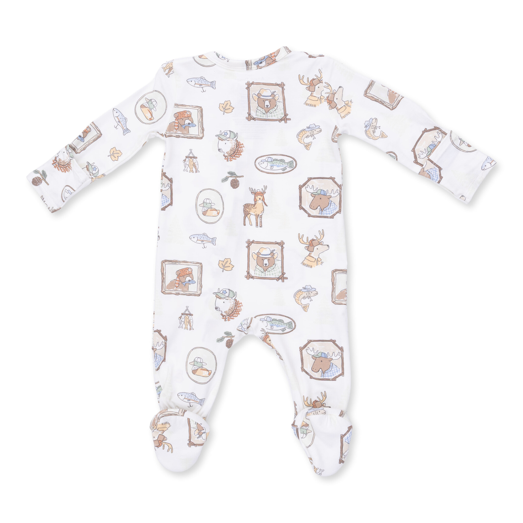 Angel Dear Angel Dear Woodson's Family Cabin 2 Way Zipper Footie