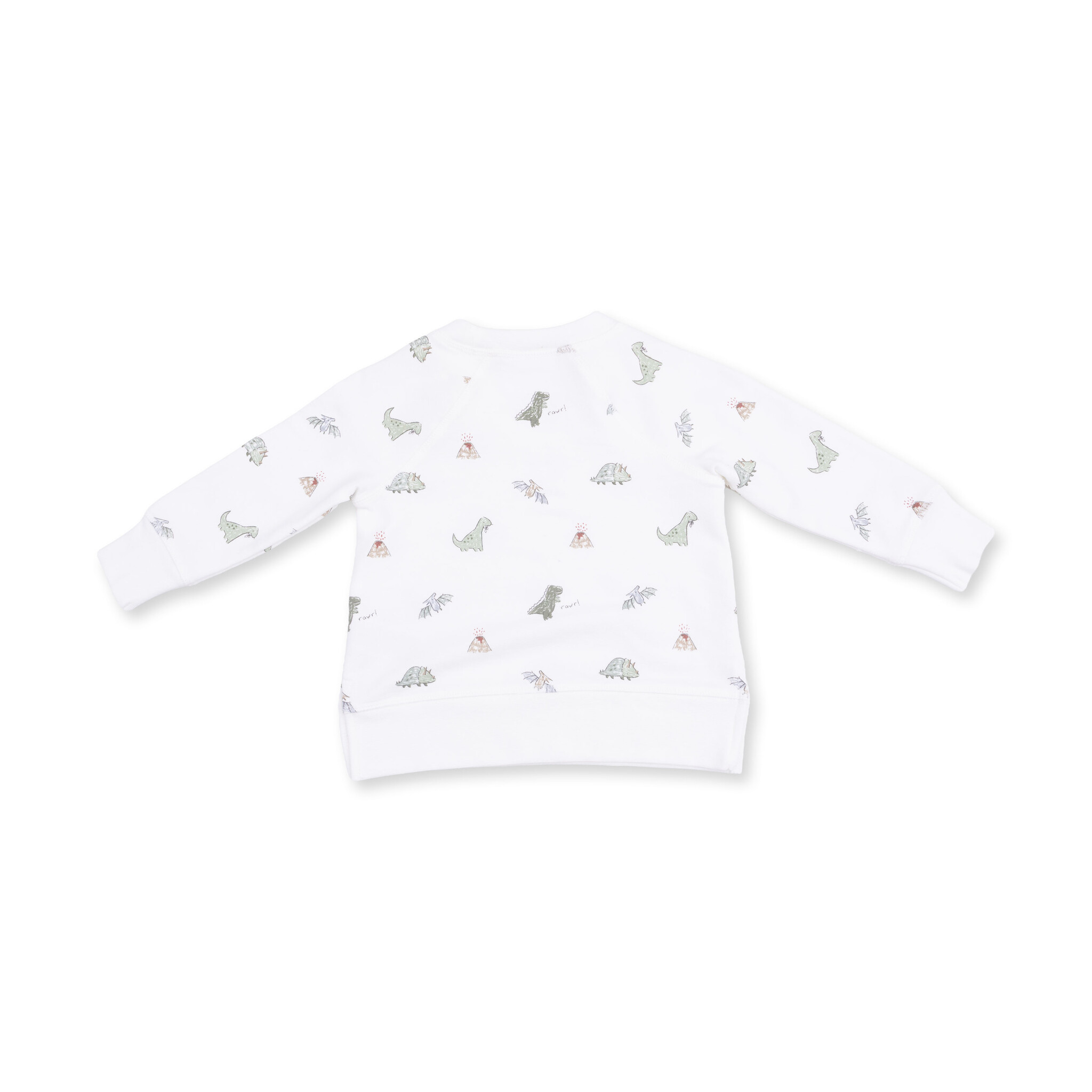Angel Dear Angel Dear Dinos French Terry Raglan Sweatshirt