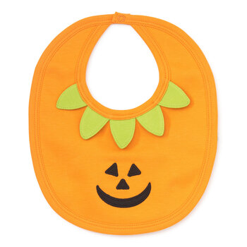 kissy kissy Kissy Kissy Halloween Pumpkin Bib