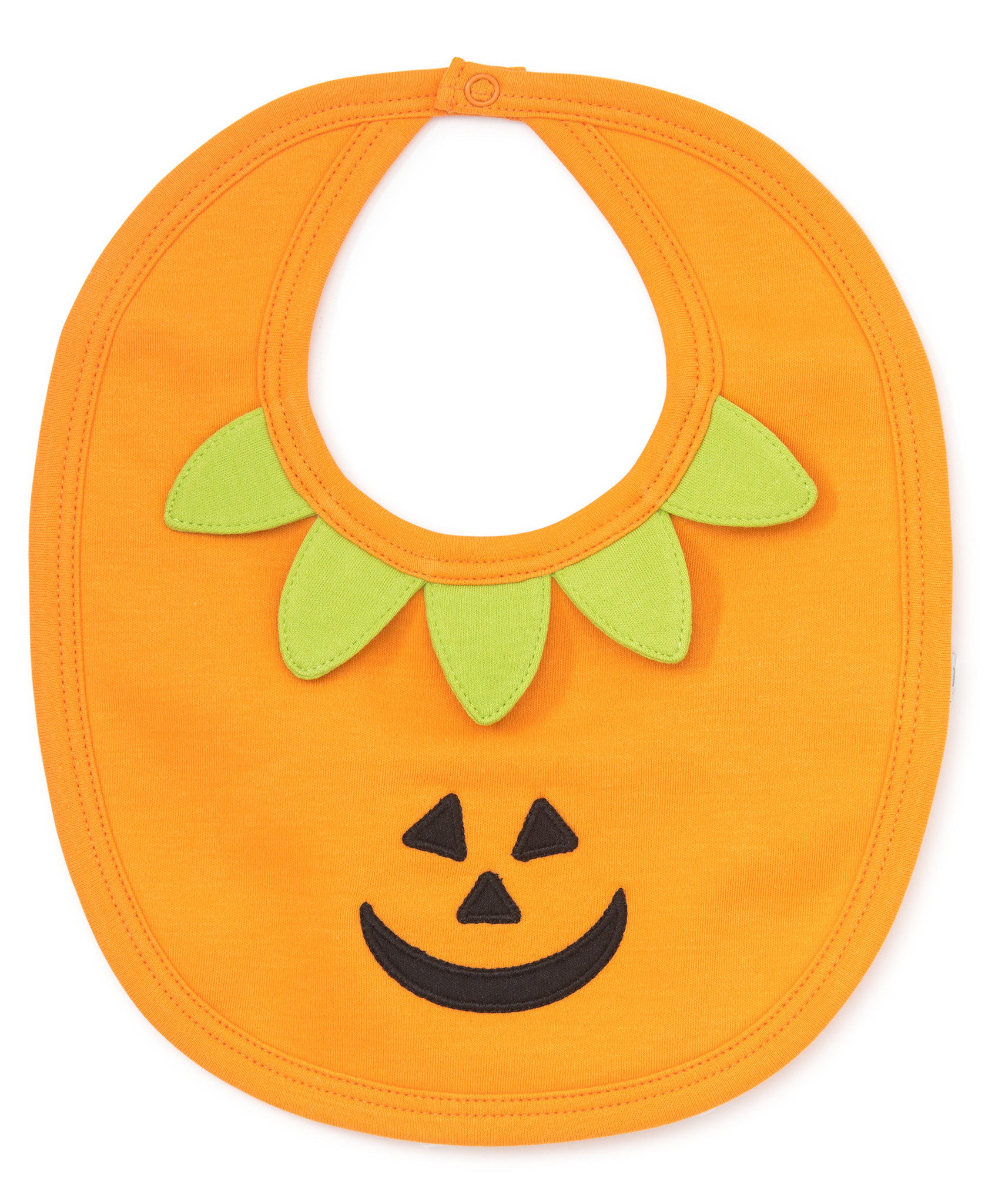 kissy kissy Kissy Kissy Halloween Pumpkin Bib