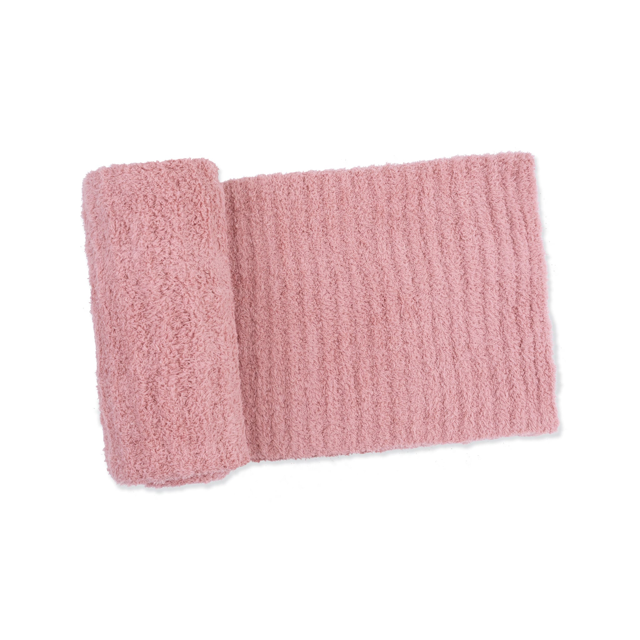 Angel Dear Angel Dear Chenille Rose Blanket With Striped Texture