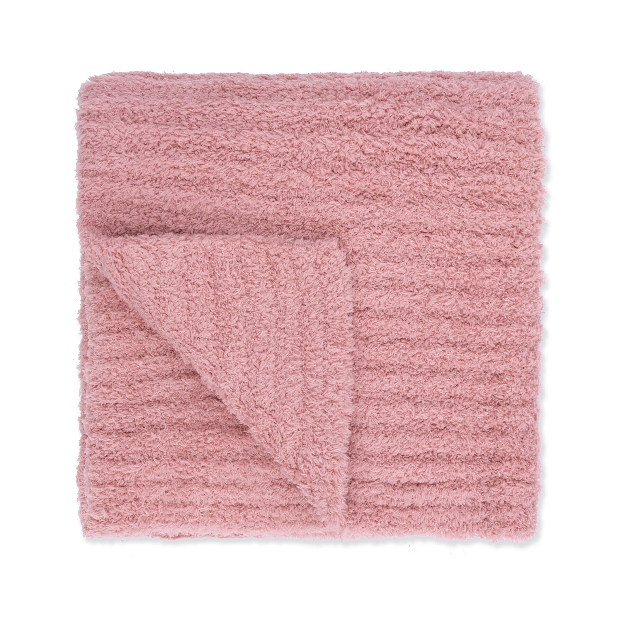 Angel Dear Angel Dear Chenille Rose Blanket With Striped Texture