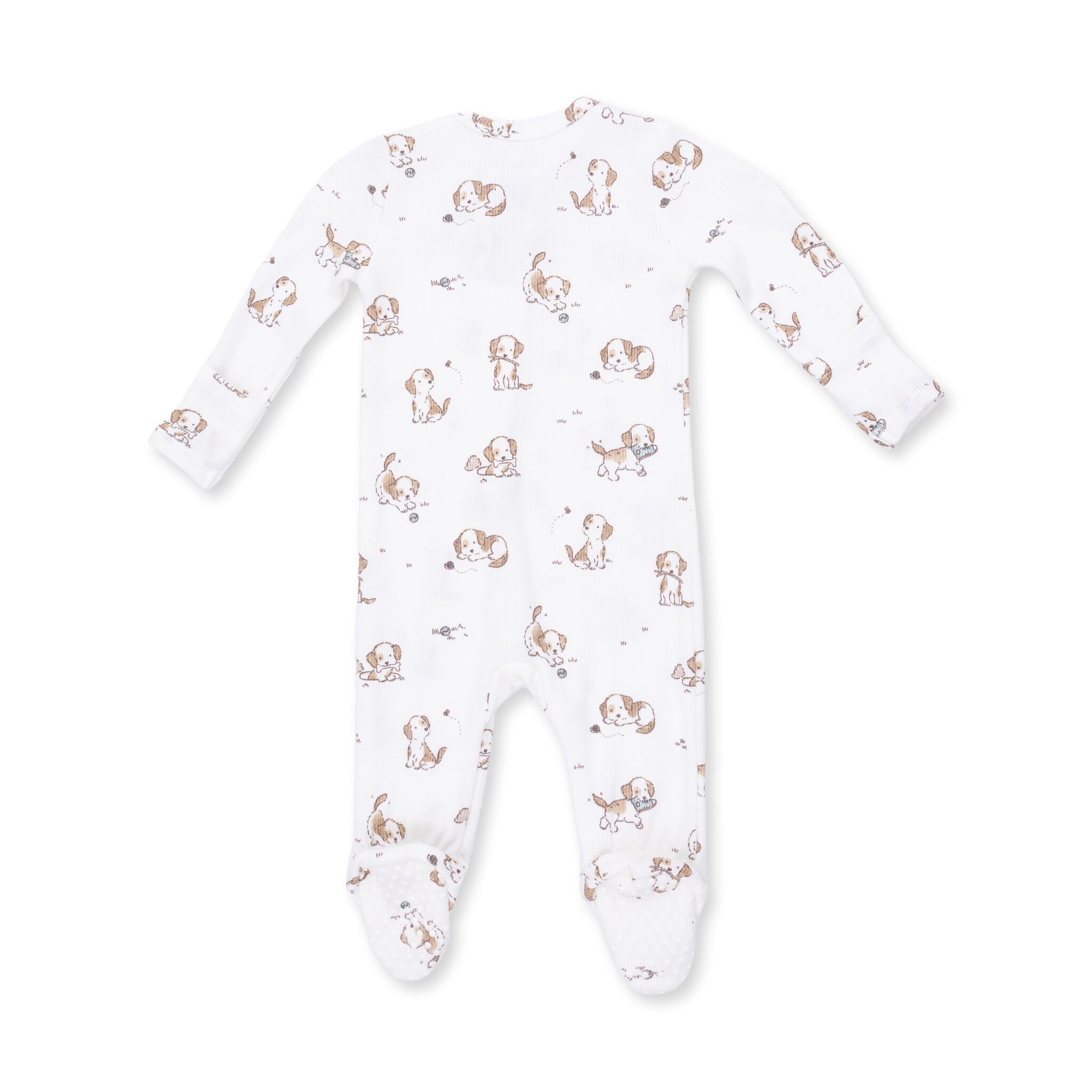 Angel Dear Angel Dear Explorer Puppy Blue 2 Way Zipper Footie