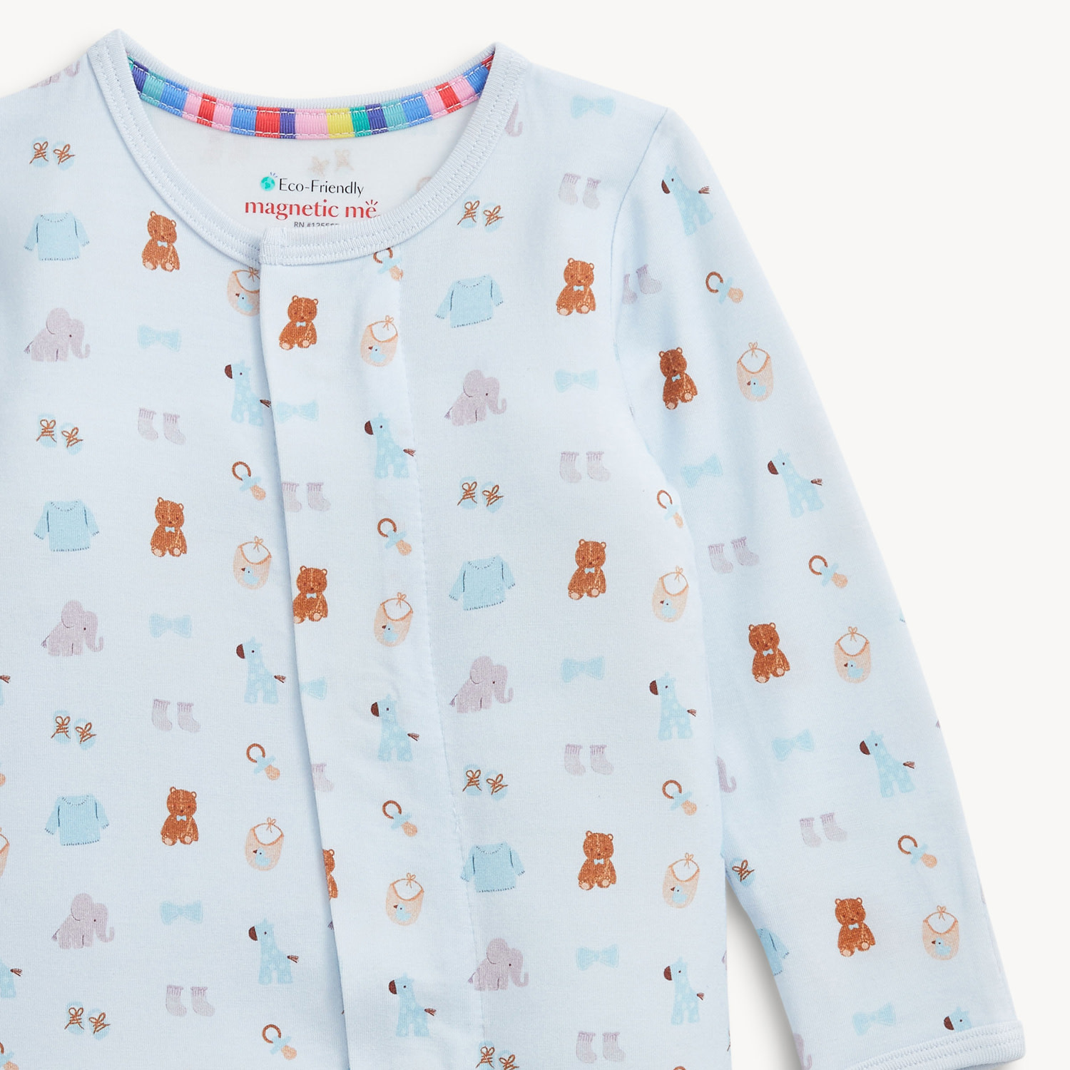 Magnetic Me Magnetic Me Nursery Nostalgia Blue Modal Footie