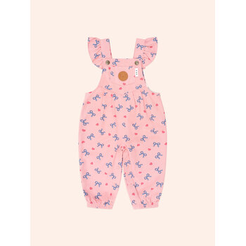 Huxbaby Huxbaby Hearts & Bows Frill Overalls