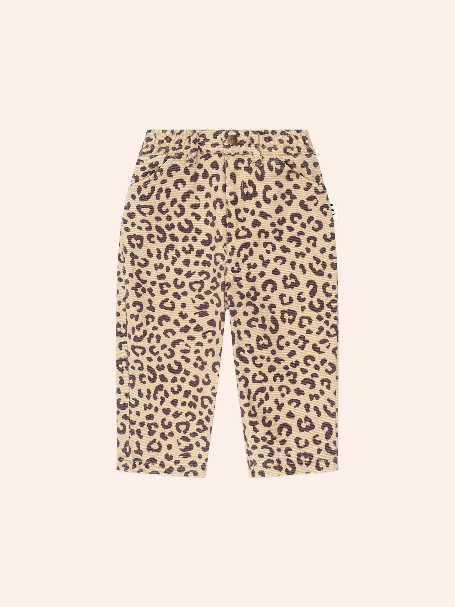 Huxbaby Huxbaby Leopard Print Denim Pant