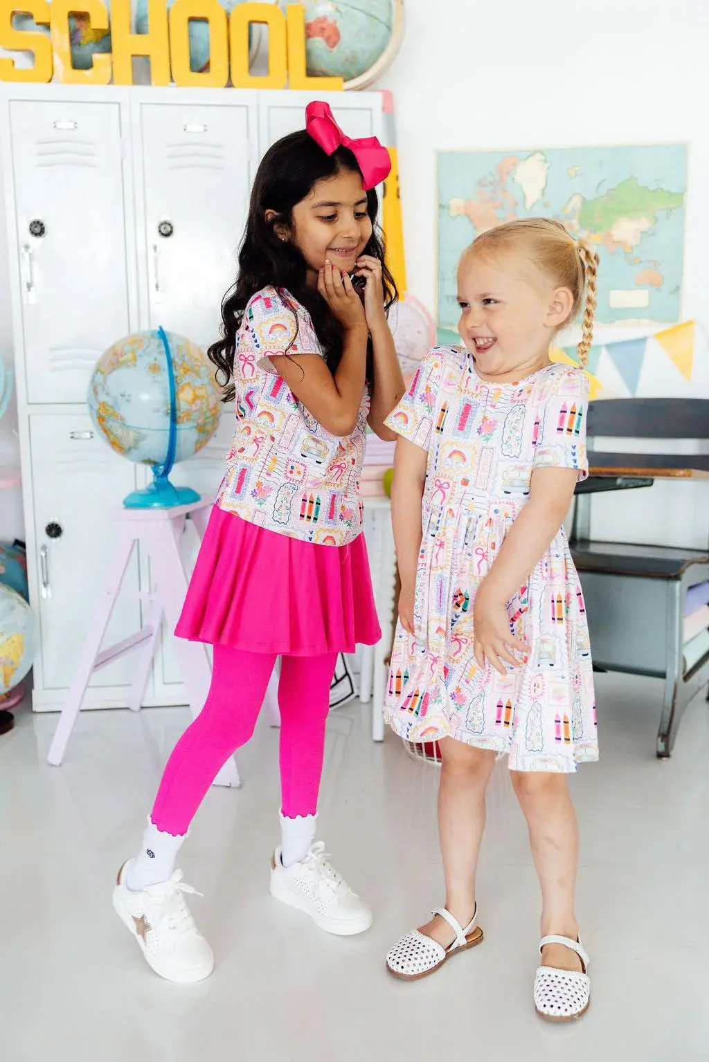Mila & Rose Mila & Rose Art Class S/S Pocket Twirl Dress