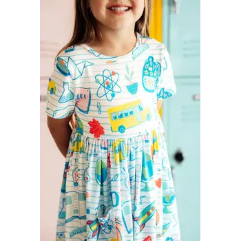 Mila & Rose Mila & Rose School Rules S/S Pocket Twirl Dress