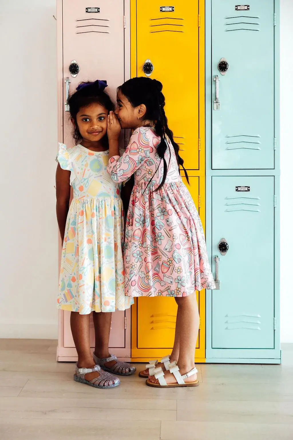 Mila & Rose Mila & Rose Campus Cutie Flutter Sleeve Twirl Dress