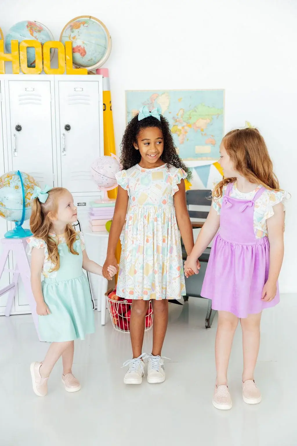 Mila & Rose Mila & Rose Campus Cutie Flutter Sleeve Twirl Dress