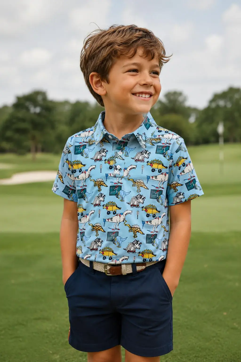 Mila & Rose Mila & Rose Boys Schoolyard Stomp S/S Polo