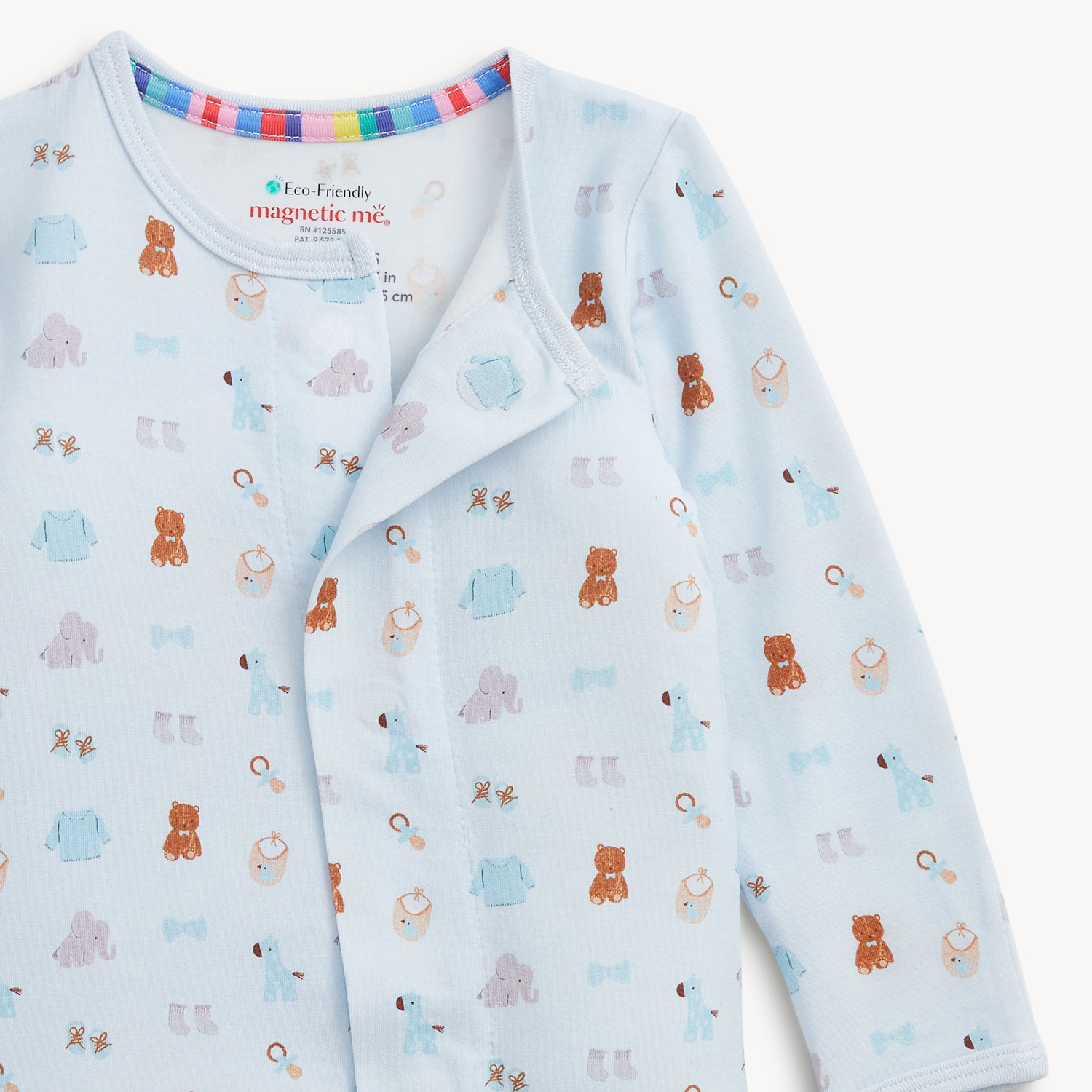 Magnetic Me Magnetic Me Nursery Nostalgia Blue Modal Footie