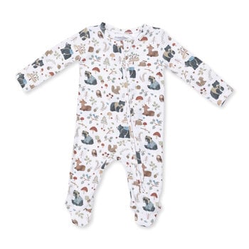 Angel Dear Angel Dear Southern Woodland Animals 2 Way Zipper Footie