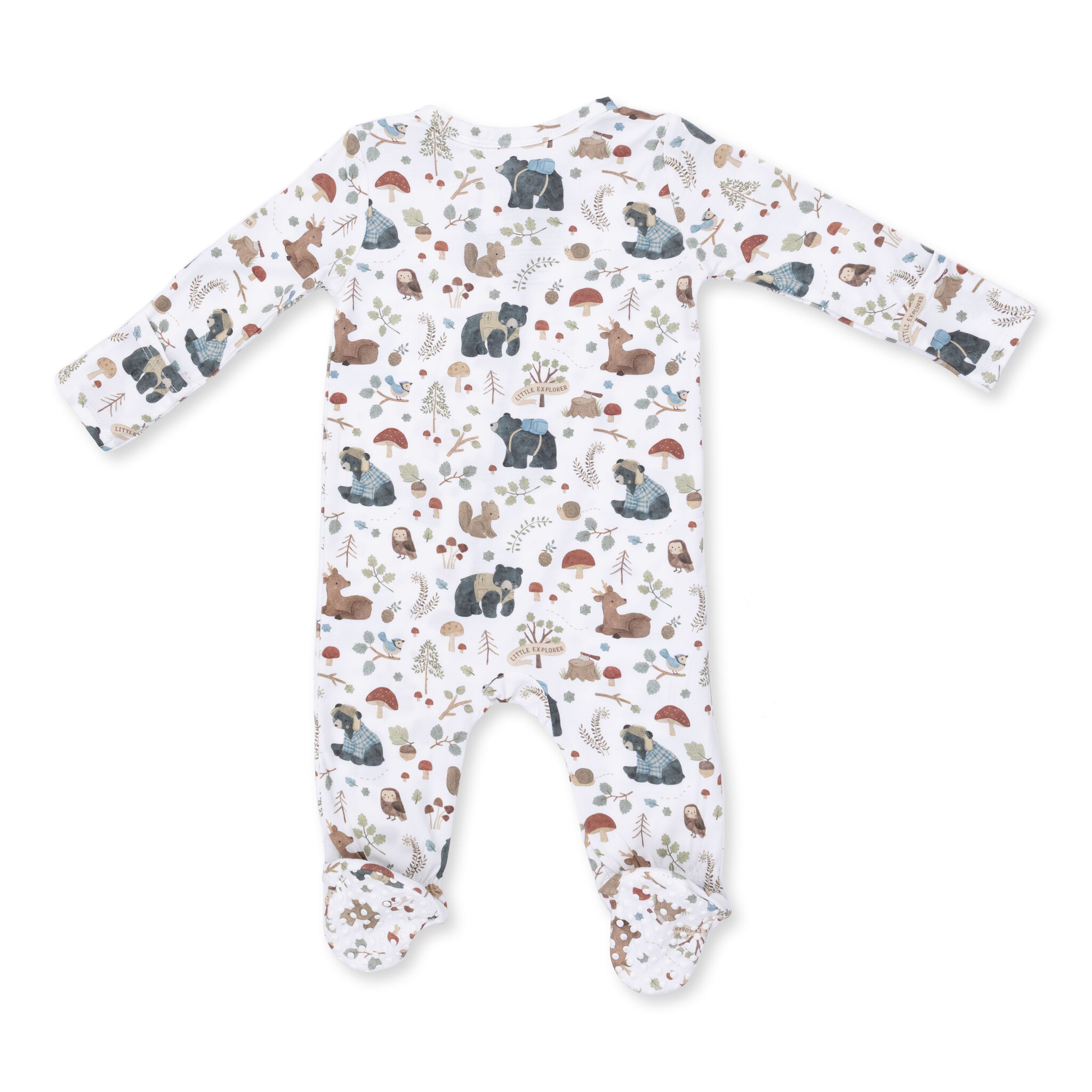 Angel Dear Angel Dear Southern Woodland Animals 2 Way Zipper Footie