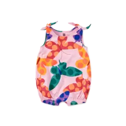 Tea Collection Tea Tie Shoulder Baby Romper