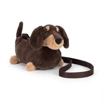 JellyCat Jellycat Otto Sausage Dog Shoulder Bag