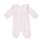 Angel Dear Angel Dear Marnie Rosebud Stripe Smocked Peter Pan Snap Footie