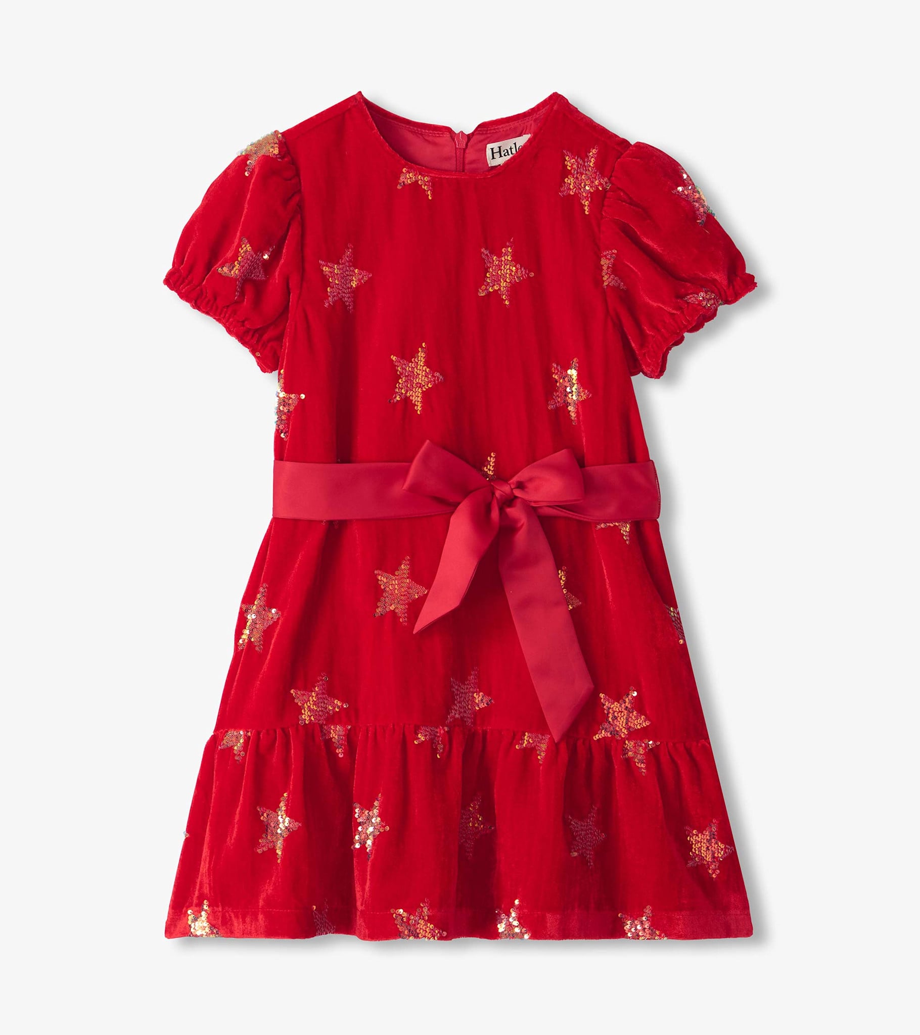 Hatley Hatley Star Sequins Velvet Dress