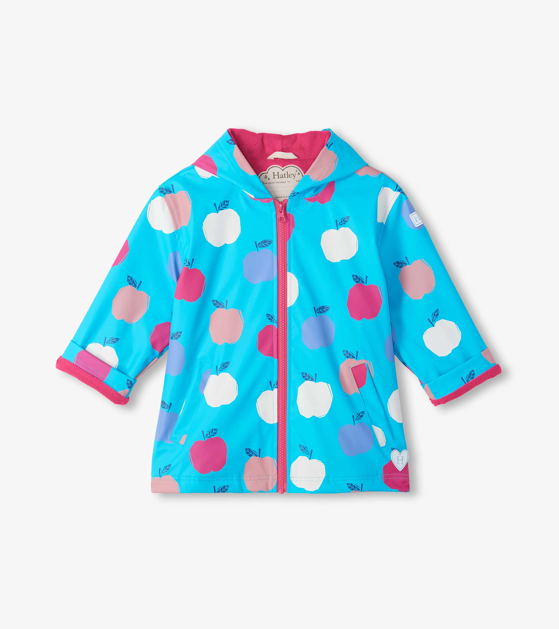 Hatley Hatley Apple Orchard Color Change Rain Coat