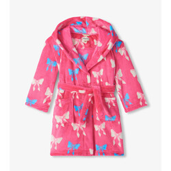 Hatley Hatley Big Big Bows Fuzzy Fleece Robe