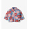 Hatley Hatley Big Flowers Mock Neck Faux Sherpa Jacket