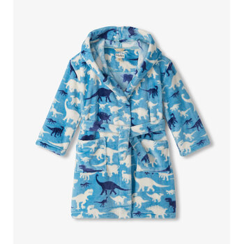 Hatley Hatley Dino Silhouettes Fuzzy Fleece Robe