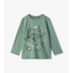 Hatley Hatley Velociraptor Glow In The Dark Crew Neck Tee