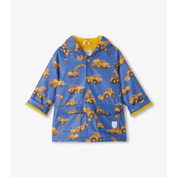 Hatley Hatley Construction Trucks Snap Rain Jacket